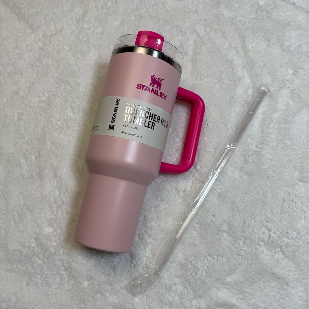 STANLEY CUP Cherry Blossom Dark Pink 40oz TUMBLER